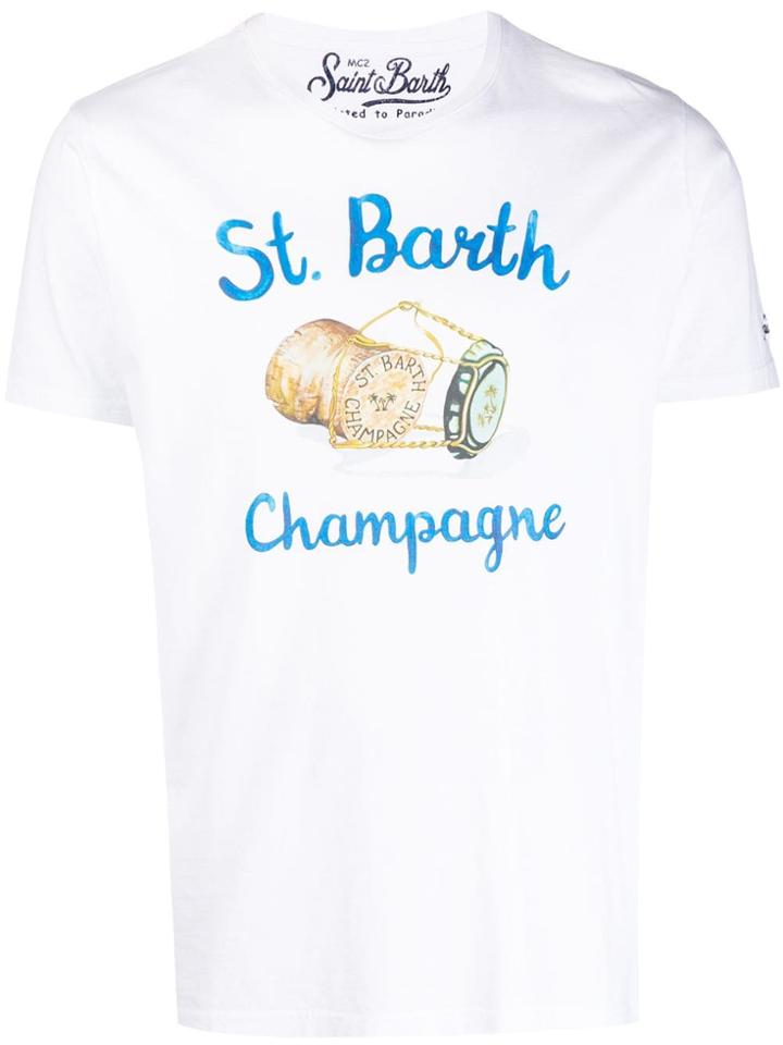 Mc2 Saint Barth Graphic Print T-shirt - White