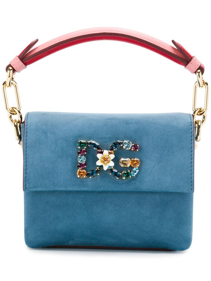 Dolce & Gabbana Dg Millennials Mini Tote - Blue