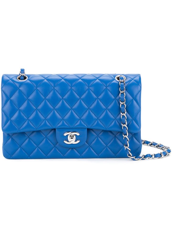 Chanel Vintage Flap Shoulder Bag - Blue