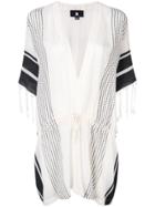 Su Belted V-neck Tunic - White