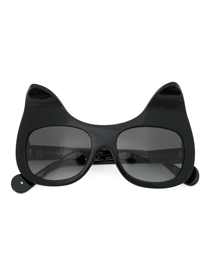 Anna Karin Karlsson 'when Trouble Came To Town' Sunglasses - Black