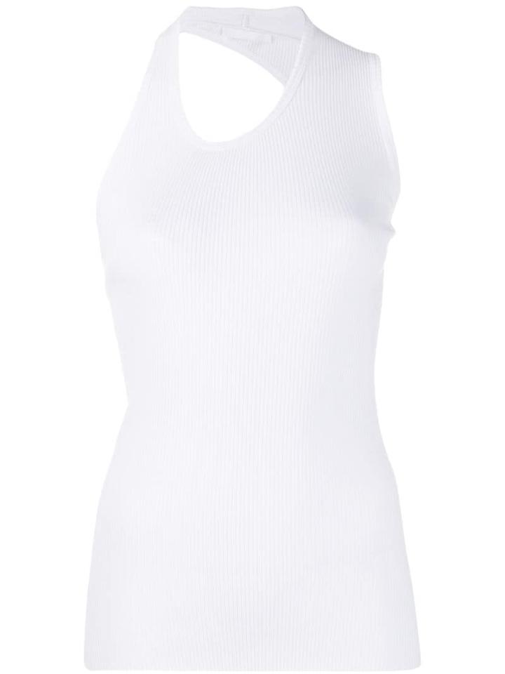 Helmut Lang Jersey Tank Top - White