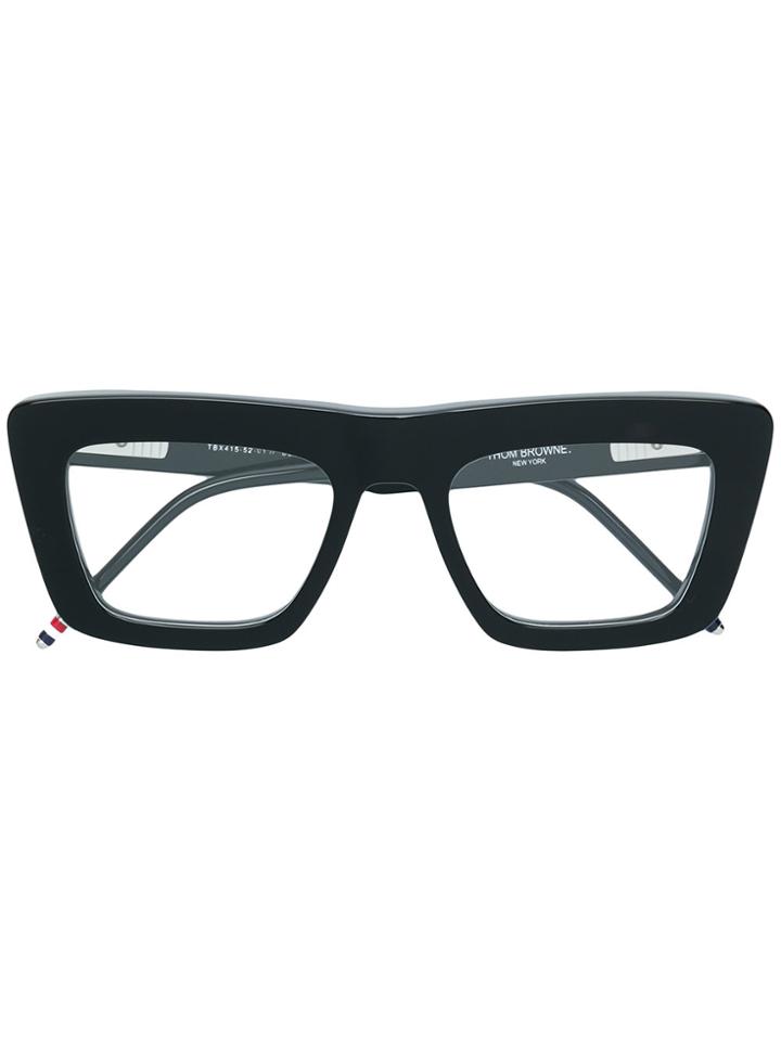 Thom Browne Eyewear Square Glasses - Black