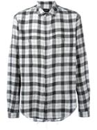 Stampd - Checked Shirt - Men - Cotton - L, Grey, Cotton