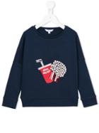 Little Marc Jacobs Sequin Embellished Sweatshirt, Girl's, Size: 12 Yrs, Blue