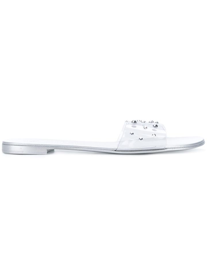 Giuseppe Zanotti Design Cassidy Mules - Metallic