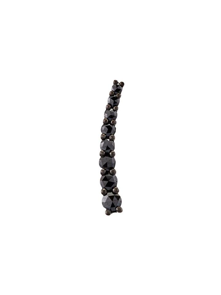 Alinka 'dasha' Black Diamond Left Side Small Slider Earring