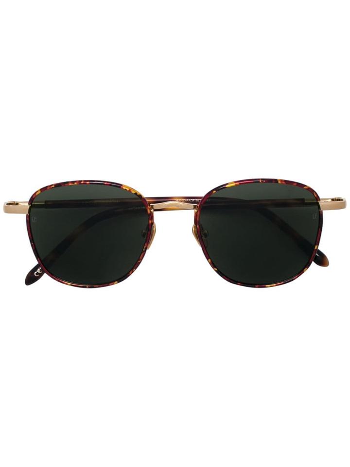 Linda Farrow Tortoise Shell Sunglasses - Black