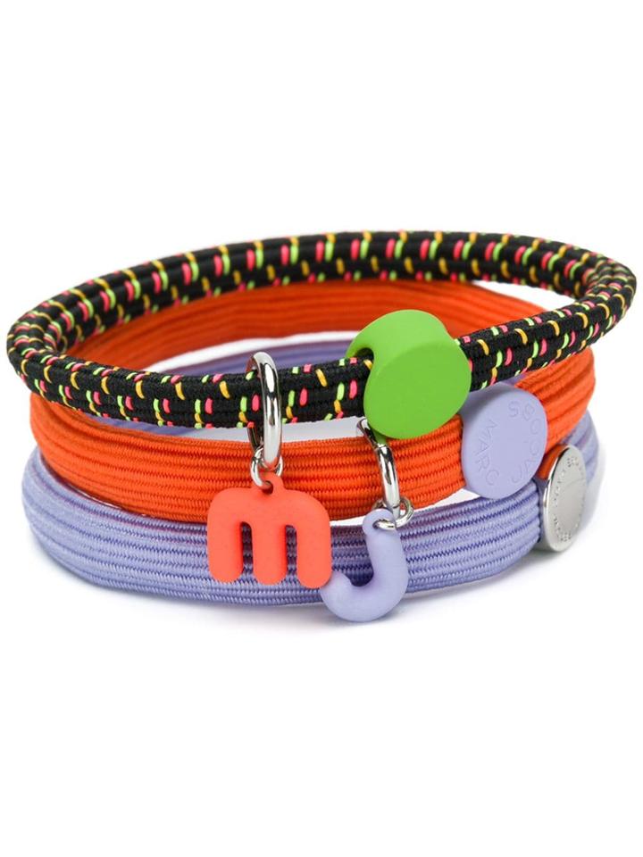 Marc Jacobs Logo Triple Bracelets - Orange
