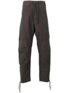 Stone Island Shadow Project Iridescent Effect Loose-fit Trousers, Men's, Size: 48, Grey, Cotton/polyester