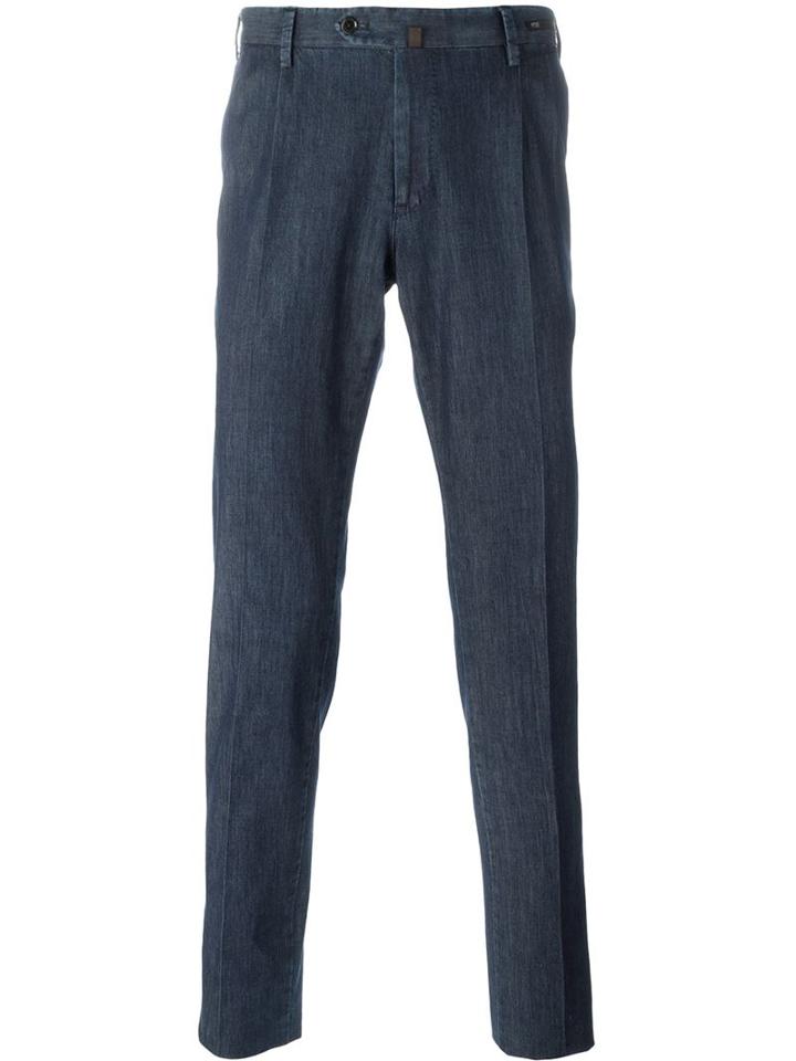Pt01 Loose Fit Jeans, Men's, Size: 50, Blue, Cotton/spandex/elastane
