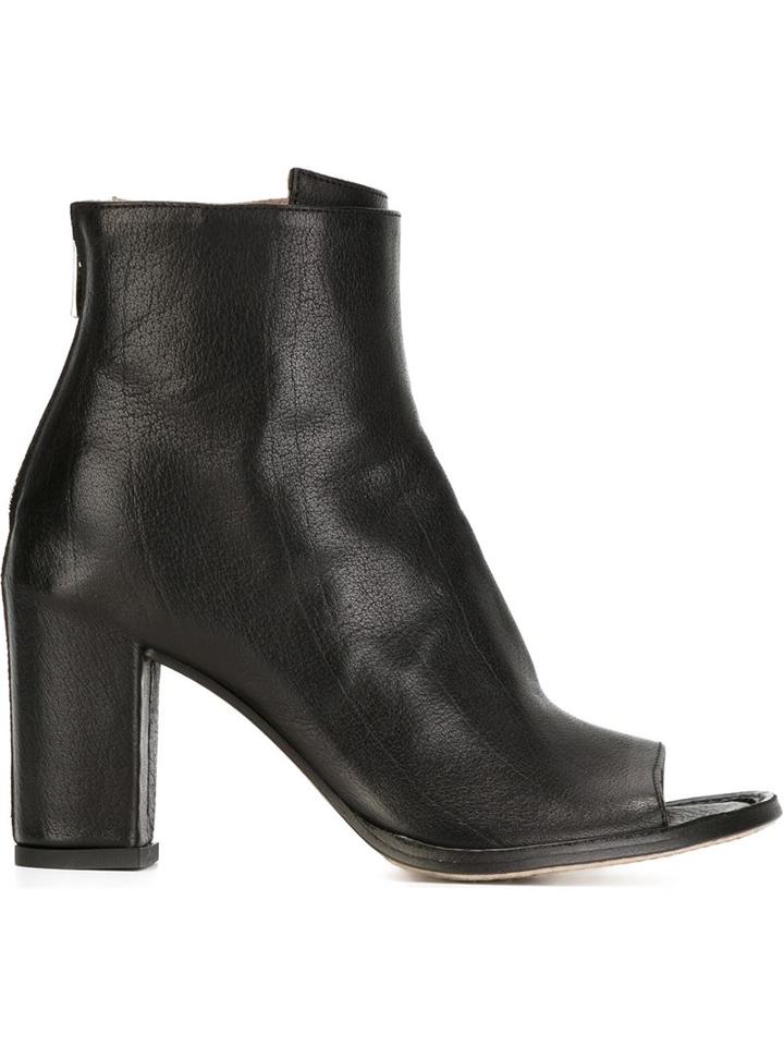 Officine Creative Open Toe Booties