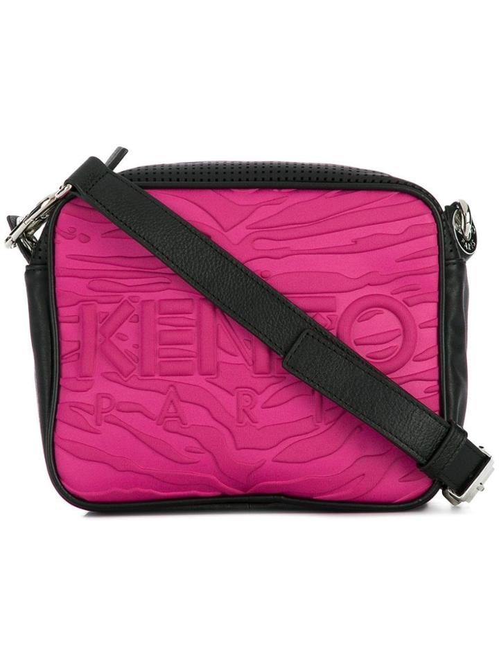 Kenzo Square Shaped Cross Body Bag - Pink & Purple