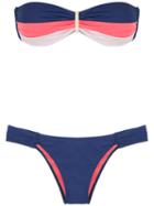 Brigitte - Bandeau Bikini Set - Women - Polyamide/spandex/elastane - P, Pink, Polyamide/spandex/elastane