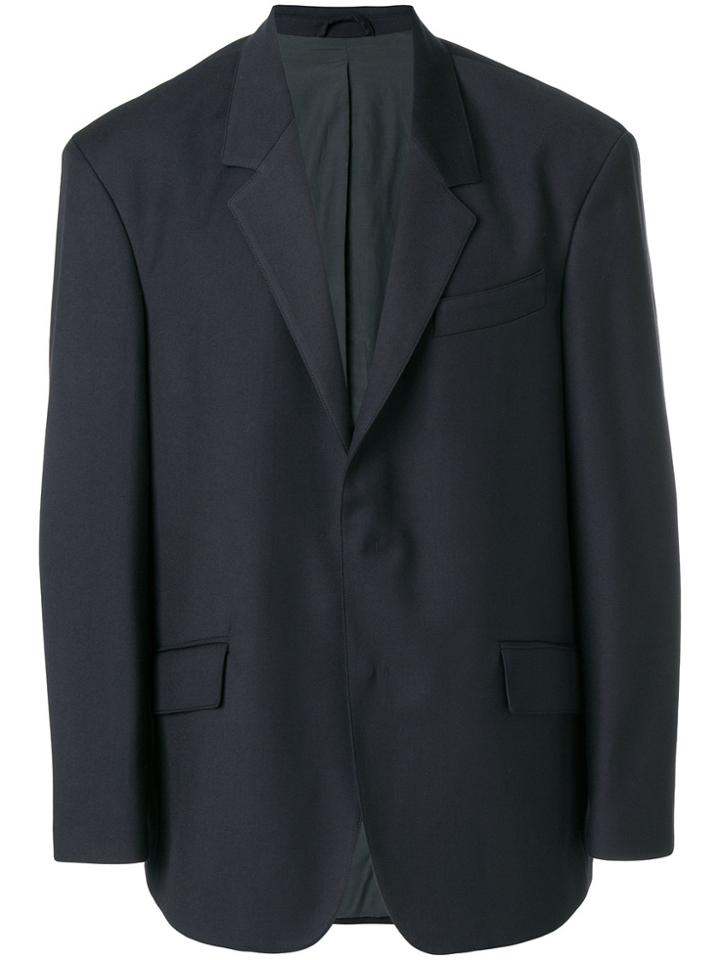 Tonello Cs Lined Dropped Shoulder Jacket - Blue