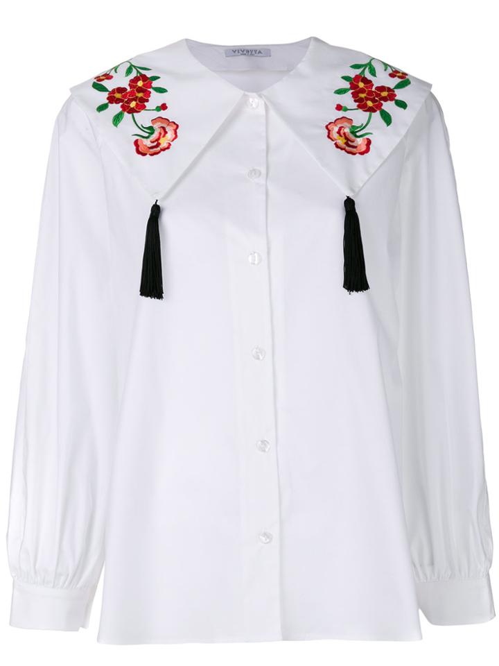 Vivetta Statement Collared Shirt - White