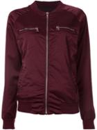 Rta Collarless Bomber Jacket