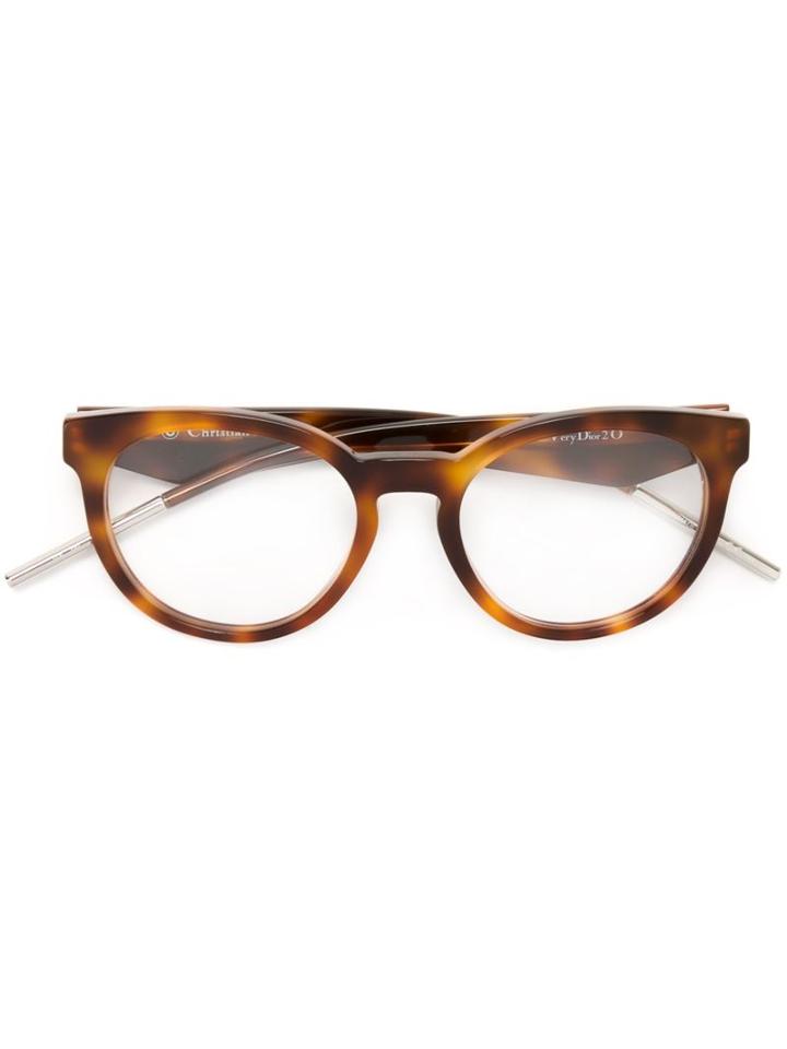 Dior Very Dior 2o Glasses, Brown, Acetate/metal Other