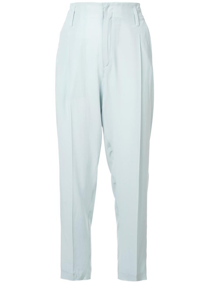 Forte Forte High Waisted Trousers - Blue