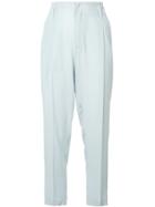 Forte Forte High Waisted Trousers - Blue