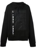 D.gnak Big Pocket Hoodie, Men's, Size: 48, Black, Cotton
