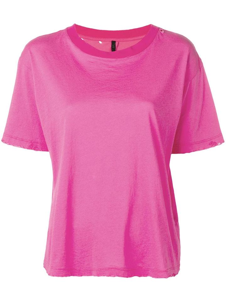 Unravel Project Loose-fit T-shirt - Pink
