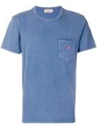Maison Kitsuné Chest Pocket T-shirt - Blue