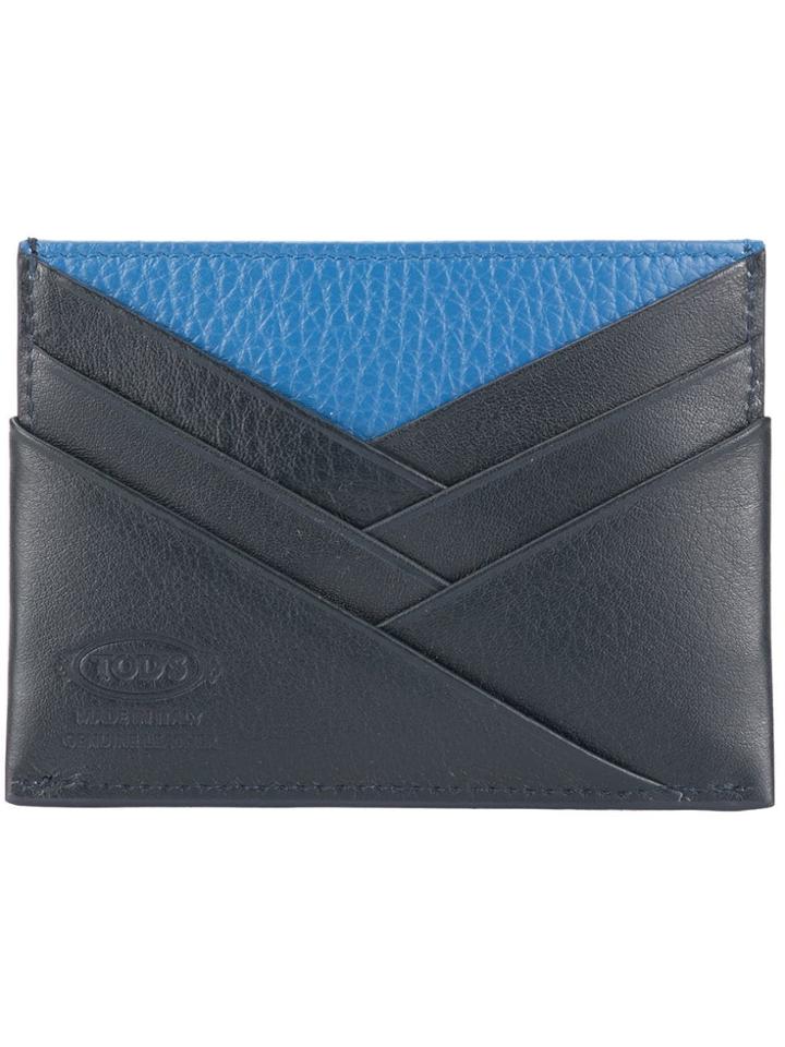 Tod's Zig-zag Slim Cardholder - Black