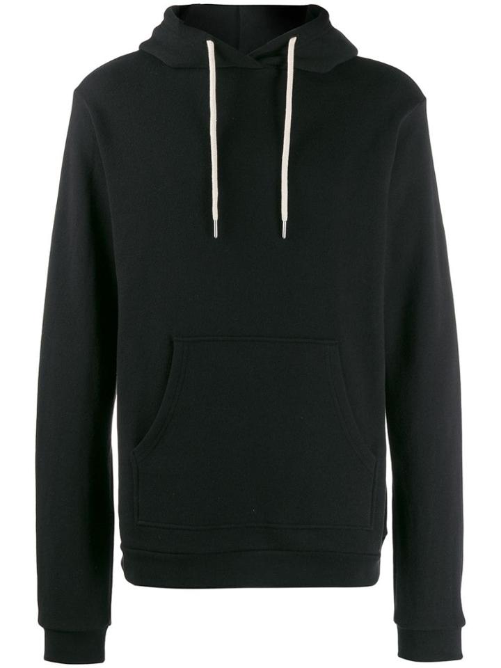 John Elliott Contrasting Drawstring Hoodie - Black