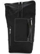 Rick Owens Large Zip Around Backpack - Black