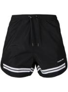 Neil Barrett Stripe Detail Swim Shorts - Black