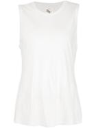 321 Muscle Sleeveless T-shirt, Women's, Size: M, White, Cotton