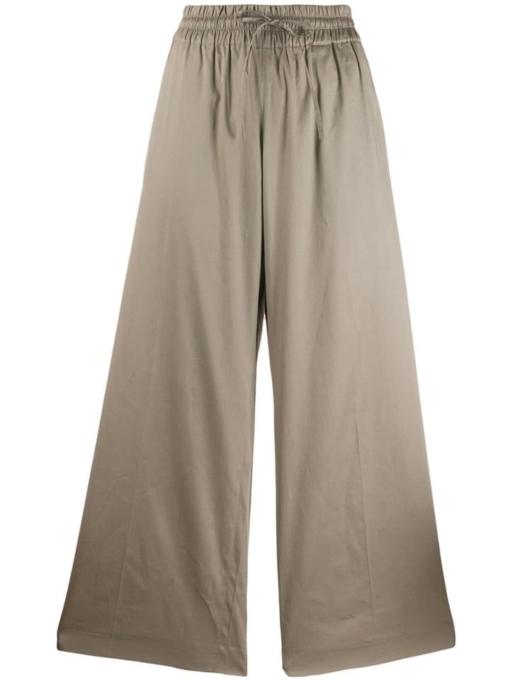 Joseph Drawstring Palazzo Pants - Neutrals