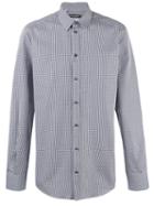 Dolce & Gabbana Check Shirt, Men's, Size: 39, Blue, Cotton