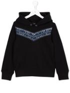 Diesel Kids Denim Detail Sweatshirt, Boy's, Size: 12 Yrs, Black