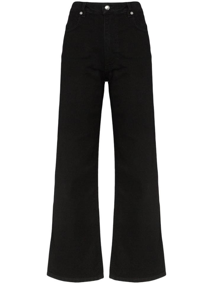 Eckhaus Latta Wide-leg Jeans - Black