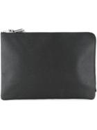 Hl Heddie Lovu Leather Effect Zipped Clutch Bag, Adult Unisex, Black, Cotton/polyester