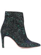 P.a.r.o.s.h. High Heeled Two Tone Glitter Boots - Black