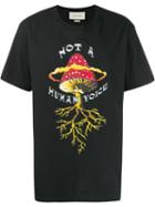 Gucci Mushroom Printed T-shirt - Black