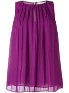 Etro Pleated A-line Top - Pink