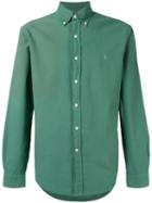 Polo Ralph Lauren Embroidered Logo Button-down Shirt, Men's, Size: Medium, Green, Cotton