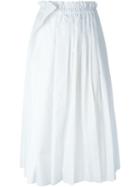 No21 Pleated Detail A-line Skirt