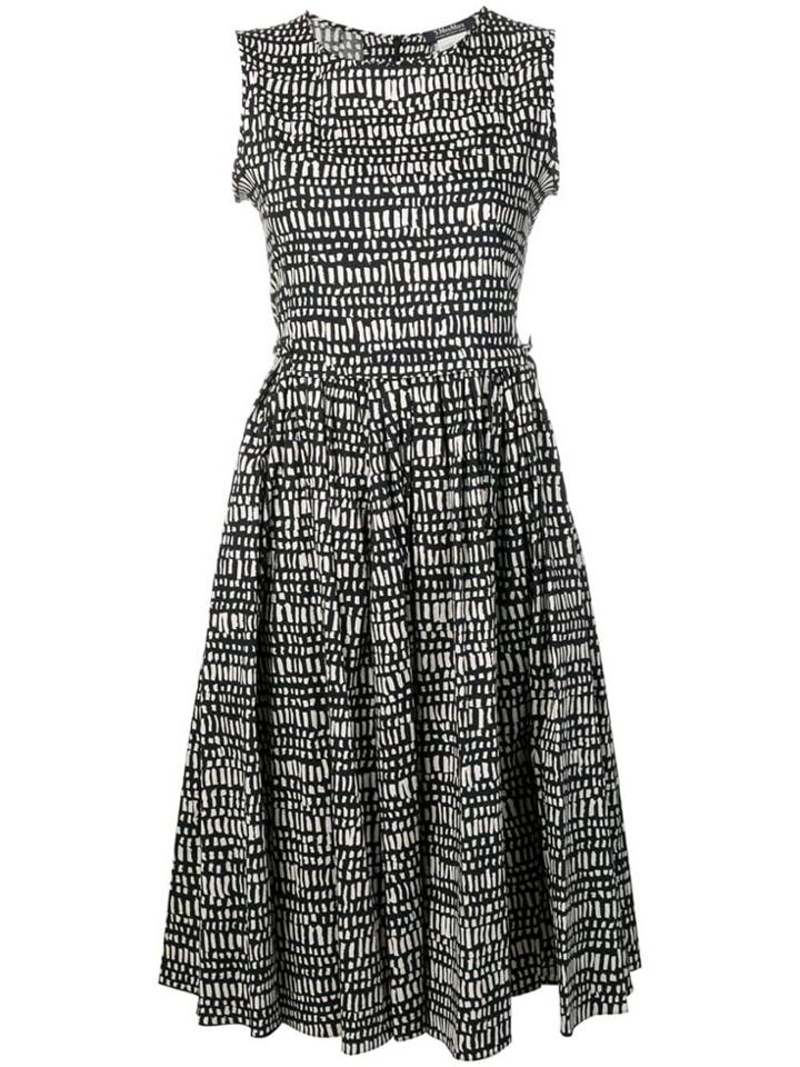 's Max Mara Two-tone Print Dress - Blue
