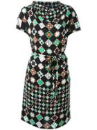 Emilio Pucci Geometric Print Dress, Women's, Size: 40, Viscose