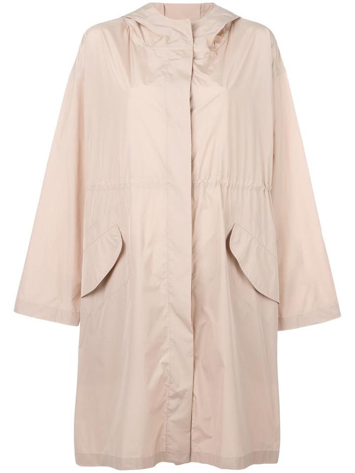 Jil Sander Hooded Parka, Women's, Size: 32, Pink/purple, Polyester