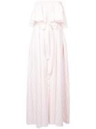 Lemlem Aweke Strapless Maxi Dress - White