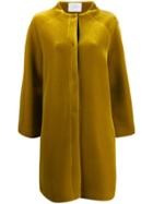 So Allure Oversized Single-breasted Coat - Yellow