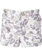 Eleventy Camouflage Effect Swim Shorts, Men's, Size: Xl, Green, Polyester