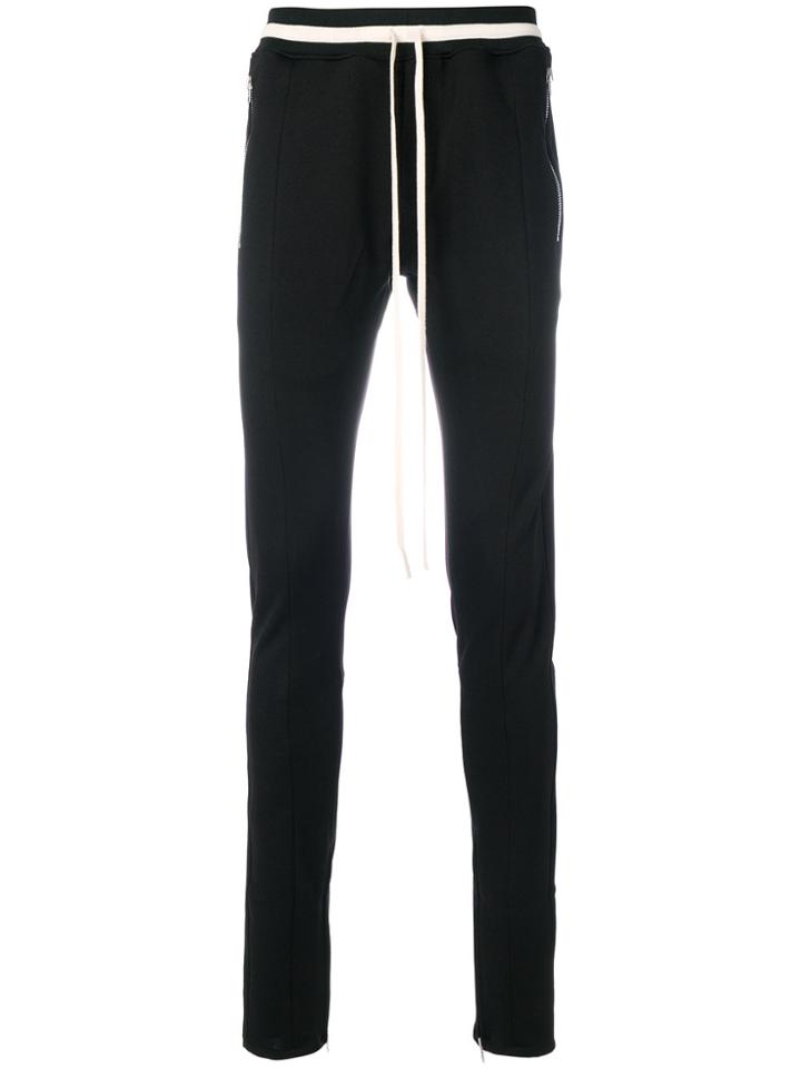 Fear Of God Skinny Fitted Track Trousers - Black