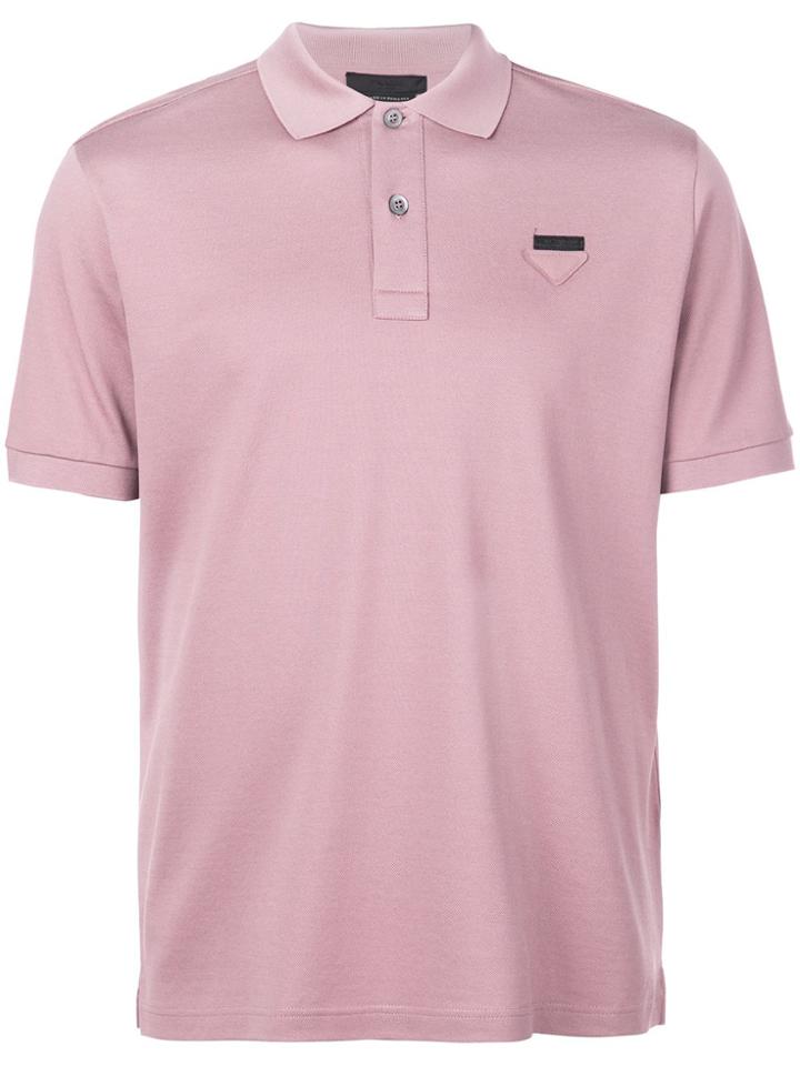 Prada Shortsleeved Polo Shirt - Pink